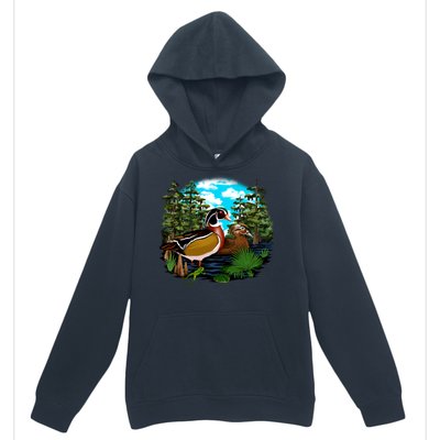 Wildlife - Ducks Portrait Urban Pullover Hoodie