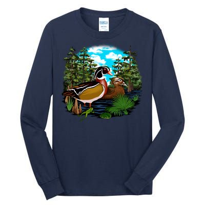 Wildlife - Ducks Portrait Tall Long Sleeve T-Shirt