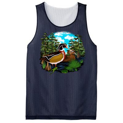 Wildlife - Ducks Portrait Mesh Reversible Basketball Jersey Tank