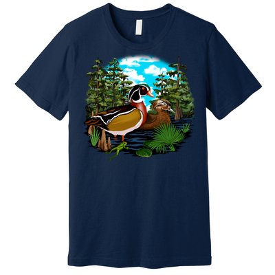 Wildlife - Ducks Portrait Premium T-Shirt