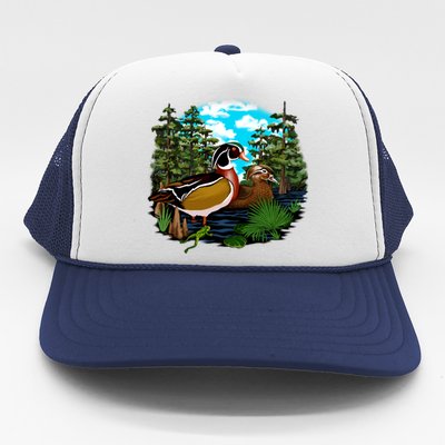 Wildlife - Ducks Portrait Trucker Hat