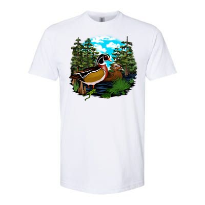 Wildlife - Ducks Portrait Softstyle CVC T-Shirt