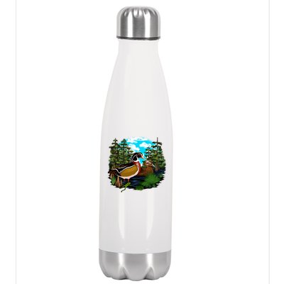 Wildlife - Ducks Portrait Stainless Steel Insulated Water Bottle