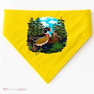 Wildlife - Ducks Portrait USA-Made Doggie Bandana