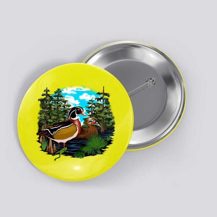 Wildlife - Ducks Portrait Button