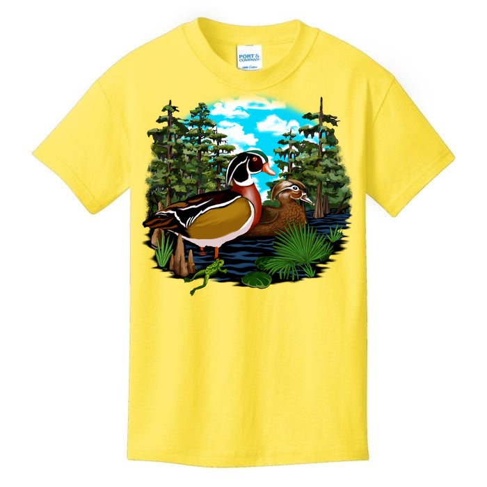 Wildlife - Ducks Portrait Kids T-Shirt