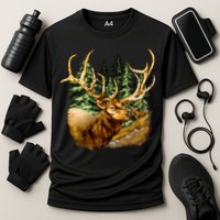 Wildlife - Elk Portrait Cooling Performance Crew T-Shirt