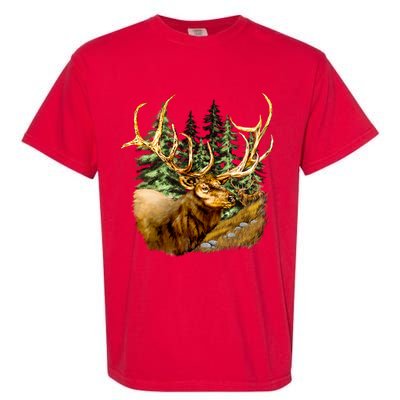 Wildlife - Elk Portrait Garment-Dyed Heavyweight T-Shirt