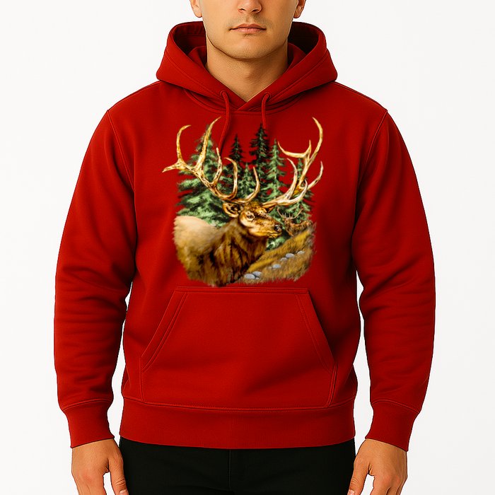 Wildlife - Elk Portrait Hoodie