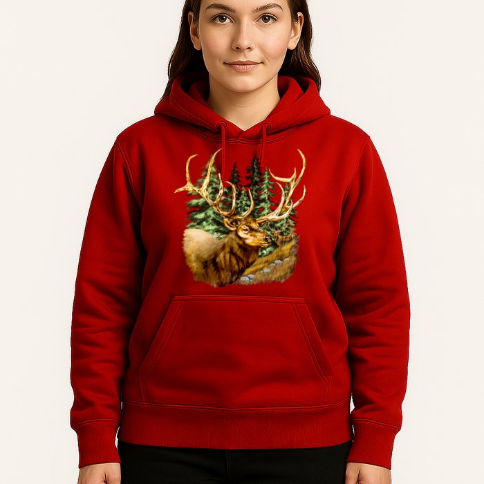 Wildlife - Elk Portrait Hoodie