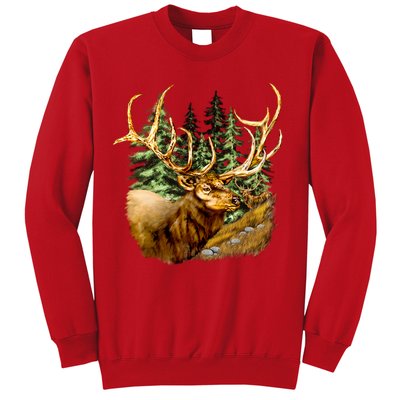 Wildlife - Elk Portrait Sweatshirt