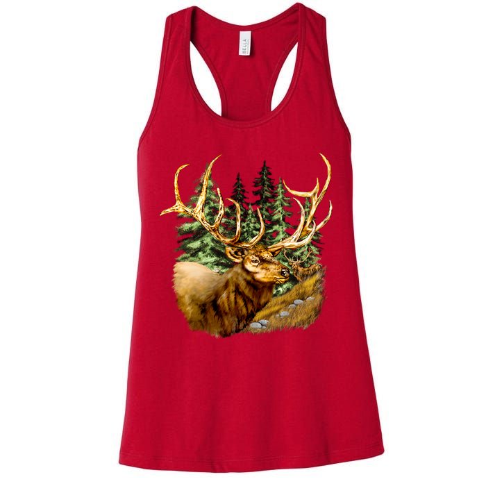 Wildlife - Elk Portrait Womens Tank Top
