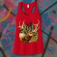 Wildlife - Elk Portrait Womens Tank Top