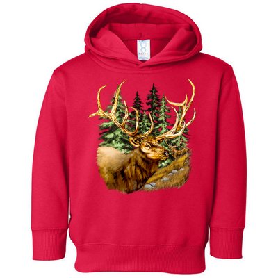 Wildlife - Elk Portrait Toddler Hoodie