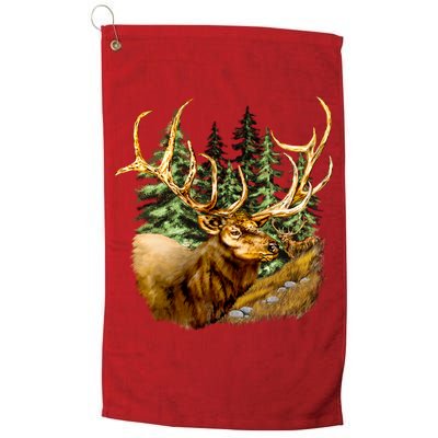 Wildlife - Elk Portrait Golf Towel