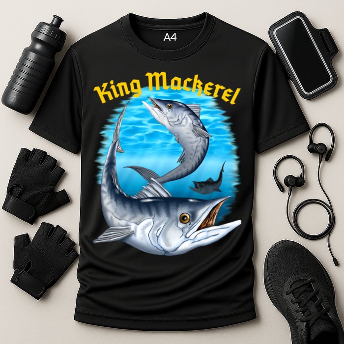 Wildlife - King Mackerel Fish Cooling Performance Crew T-Shirt
