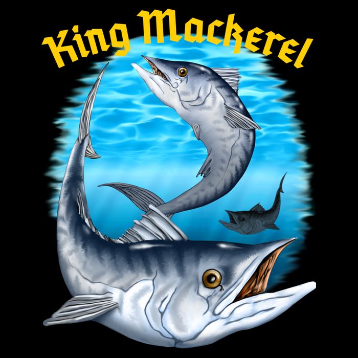 Wildlife - King Mackerel Fish Cooling Performance Crew T-Shirt