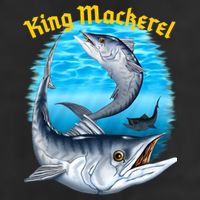 Wildlife - King Mackerel Fish Adult Drive Performance Visor