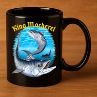 Wildlife - King Mackerel Fish 11oz C Handle Ceramic Mug