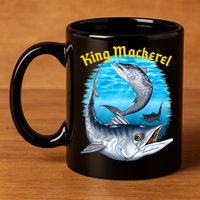 Wildlife - King Mackerel Fish 11oz C Handle Ceramic Mug
