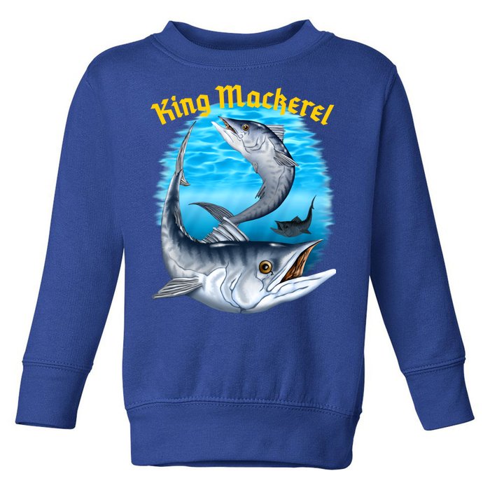 Wildlife - King Mackerel Fish Toddler Sweatshirt