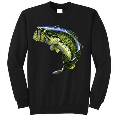 Wildlife - Large Mouth Bass Jumping Sweatshirt