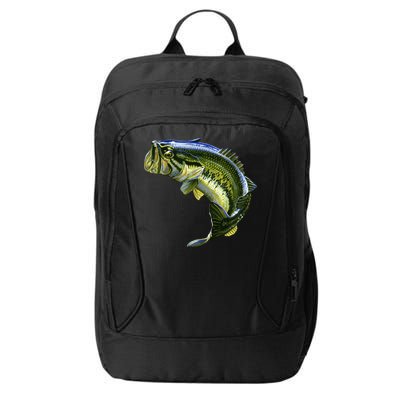 Wildlife - Large Mouth Bass Jumping City Backpack