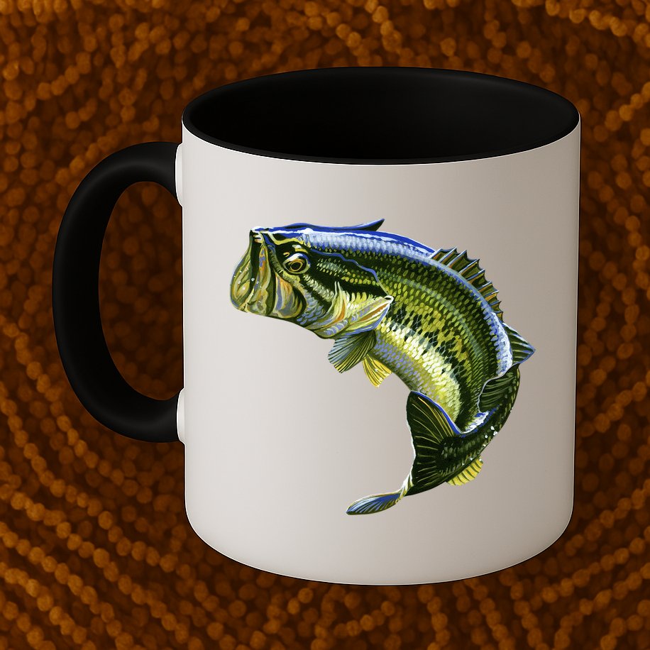 Wildlife - Large Mouth Bass Jumping Mug