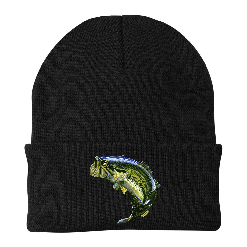 Wildlife - Large Mouth Bass Jumping Beanie