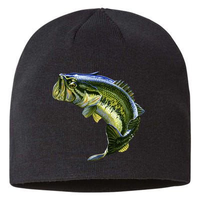 Wildlife - Large Mouth Bass Jumping Sustainable Beanie