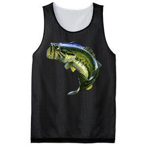 Wildlife - Large Mouth Bass Jumping Mesh Reversible Basketball Jersey Tank