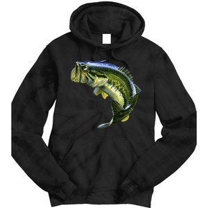 Wildlife - Large Mouth Bass Jumping Tie Dye Hoodie