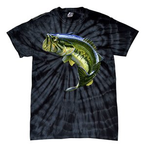 Wildlife - Large Mouth Bass Jumping Tie-Dye T-Shirt