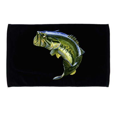 Wildlife - Large Mouth Bass Jumping Microfiber Hand Towel