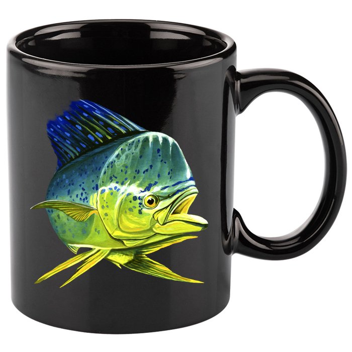 Wildlife - Mahi Mahi 11oz C Handle Ceramic Mug