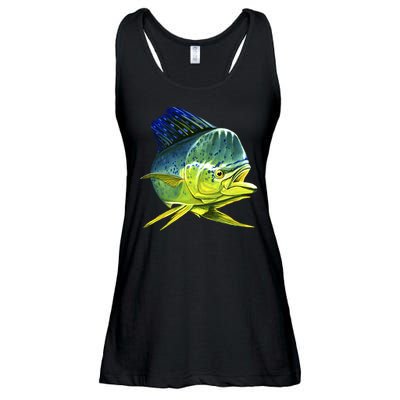 Wildlife - Mahi Mahi Ladies Essential Flowy Tank
