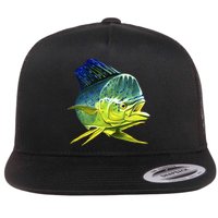 Wildlife - Mahi Mahi Flat Bill Trucker Hat