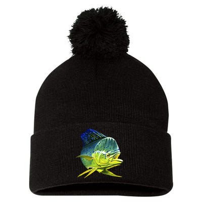 Wildlife - Mahi Mahi Pom Pom 12in Knit Beanie