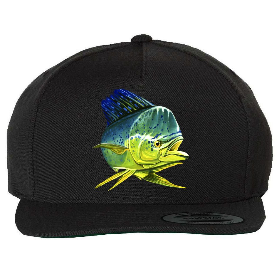 Wildlife - Mahi Mahi Wool Snapback Cap