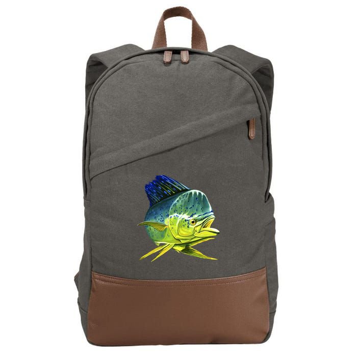 Wildlife - Mahi Mahi Cotton Canvas Backpack