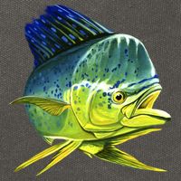Wildlife - Mahi Mahi Cotton Canvas Backpack