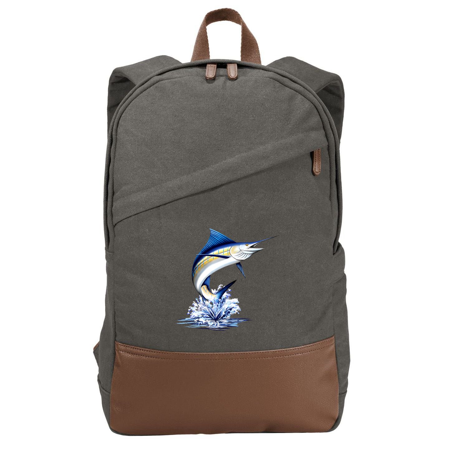 Wildlife - Marlin Cotton Canvas Backpack