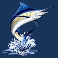 Wildlife - Marlin Drawstring Bag