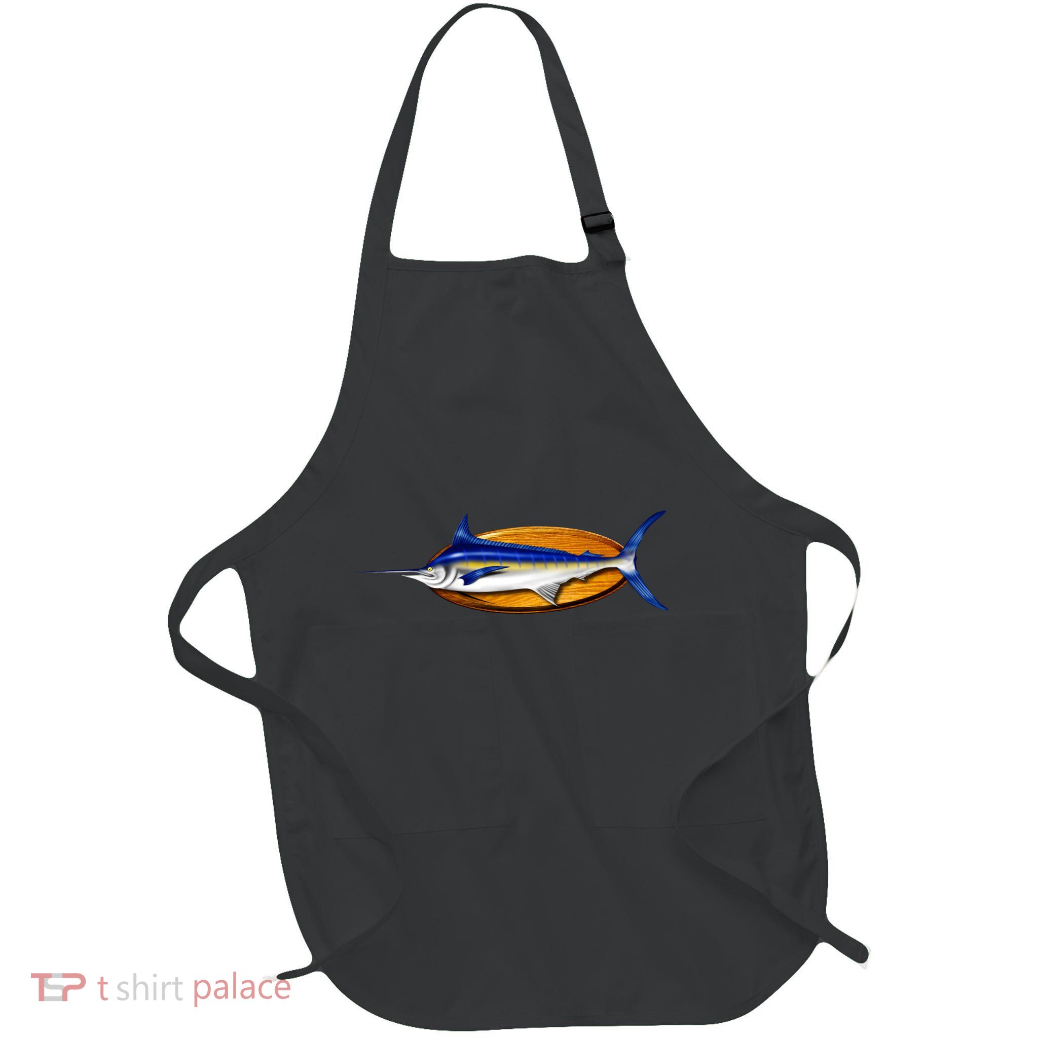 Wildlife - Marlin Trophy Full-Length Apron With Pockets