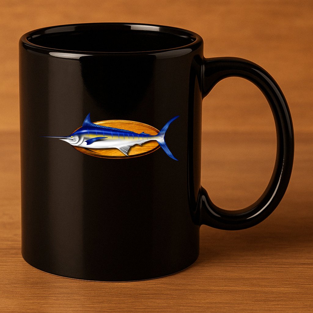 Wildlife - Marlin Trophy 11oz C Handle Ceramic Mug
