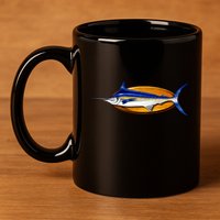 Wildlife - Marlin Trophy 11oz C Handle Ceramic Mug
