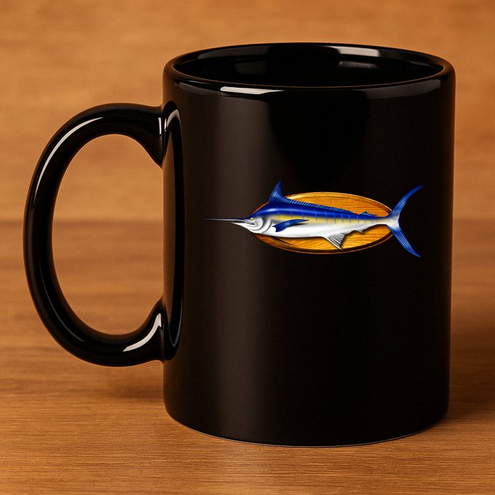 Wildlife - Marlin Trophy 11oz C Handle Ceramic Mug