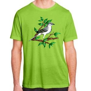 Wildlife - Mockingbird Posing Portrait Adult ChromaSoft Performance T-Shirt