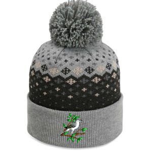 Wildlife - Mockingbird Posing Portrait The Baniff Cuffed Pom Beanie