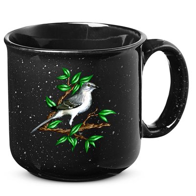 Wildlife - Mockingbird Posing Portrait 15oz Campfire Ceramic Mug
